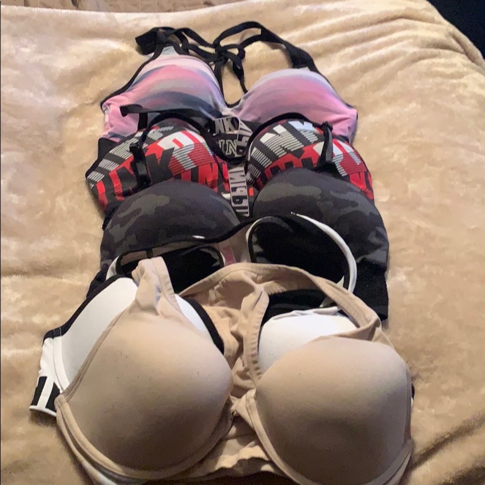 Cute PINK sports bras size 36 D